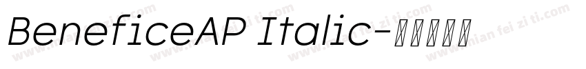 BeneficeAP Italic字体转换
